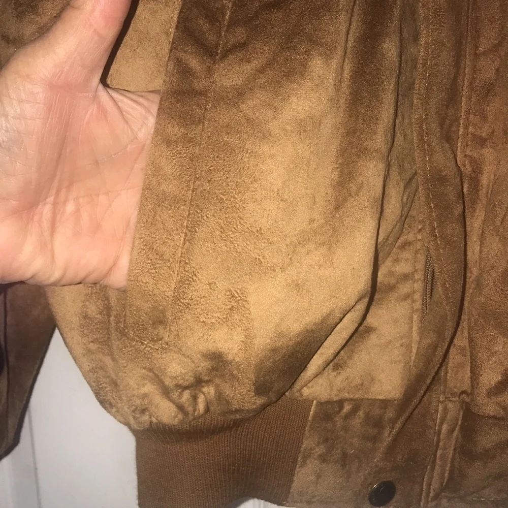 NWT Men’s Faux Suede Jacket